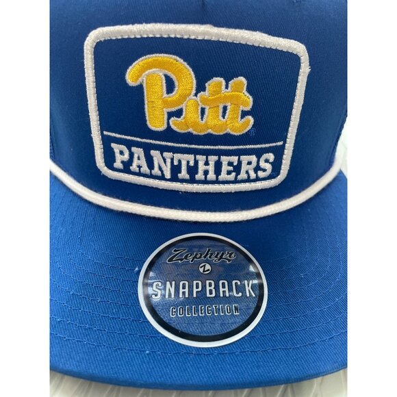 Zephyr Pitt Panthers Rope Baseball Cap Men One Size Mesh Snapback University NEW - Picture 3 of 6
